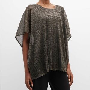 Caroline Rose Metallic Shimmer Caftan Top Size XL